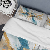 Teal and Gold Elegance - Duvet Cover Set