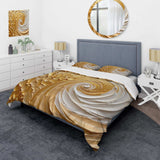 Gold Eternal Swirl I - Duvet Cover Set