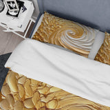 Gold Eternal Swirl I - Duvet Cover Set