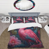 Tropical Flamingo Grace III - Duvet Cover Set