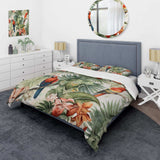 Parrot In Paradise I - Duvet Cover Set