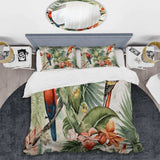 Parrot In Paradise I - Duvet Cover Set