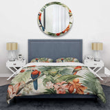 Parrot In Paradise I - Duvet Cover Set