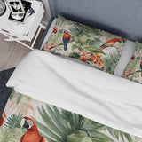 Parrot In Paradise I - Duvet Cover Set