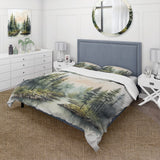 Tranquil Forest Oasis III - Duvet Cover Set