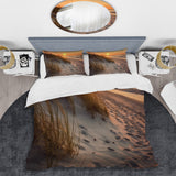 Alabama Golden Hour At Gulf Shores III - Duvet Cover Set