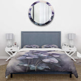 Purple Grey Violets Dream II - Duvet Cover Set