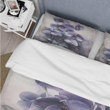 Purple Grey Violets Dream II - Duvet Cover Set