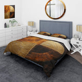 Bronze Brilliance Symetry - Duvet Cover Set