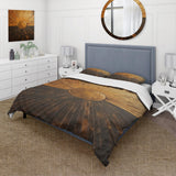 Bronze Brilliance Symetry IV - Duvet Cover Set