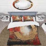 Red Gold Fusion Spiral II - Duvet Cover Set