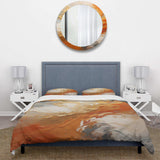 Golden Orange Surge - Duvet Cover Set