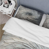 Grey Black Meditative Movement - Duvet Cover Set