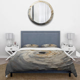 Grey And Gold Mystical Spirals - Duvet Cover Set