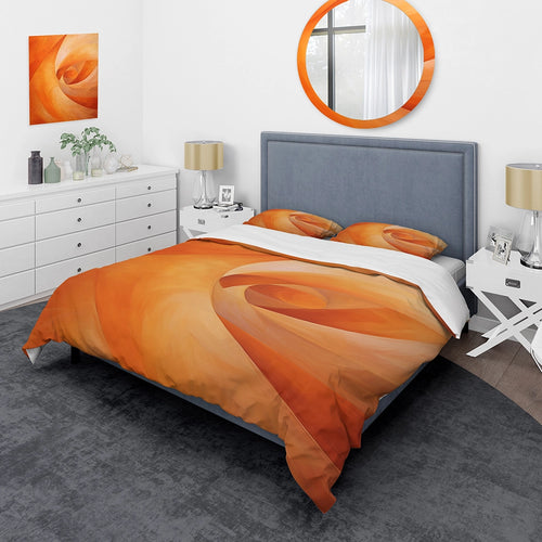 Tangerine Twist Spriral - Duvet Cover Set