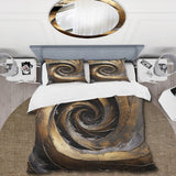 Gold Black Timeless Turn - Duvet Cover Set
