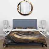 Gold Black Timeless Turn - Duvet Cover Set