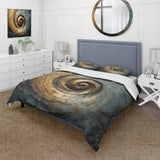 Bronze Whirling Wisdom Vortex - Duvet Cover Set