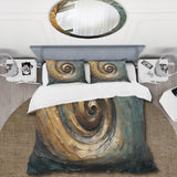 Bronze Whirling Wisdom Vortex - Duvet Cover Set