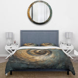 Bronze Whirling Wisdom Vortex - Duvet Cover Set