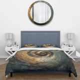 Bronze Whirling Wisdom Vortex - Duvet Cover Set