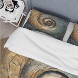 Bronze Whirling Wisdom Vortex - Duvet Cover Set