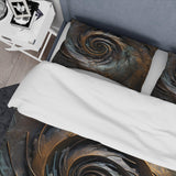 Bronze Whirling Wisdom Vortex I - Duvet Cover Set