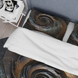 Bronze Whirling Wisdom Vortex I - Duvet Cover Set