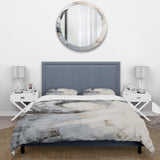 White And Grey Majestic Motion - Duvet Cover Set