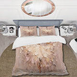 Beige Gold Minimalism Ballerina II - Duvet Cover Set