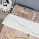 Beige Gold Minimalism Ballerina II - Duvet Cover Set