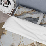 Minimalism White Gold Poteries - Duvet Cover Set