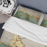 Green Gold Minimalism Poteries - Duvet Cover Set