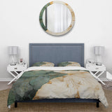 Green Gold Minimalism Poteries I - Duvet Cover Set