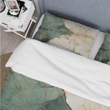 Green Gold Minimalism Poteries I - Duvet Cover Set