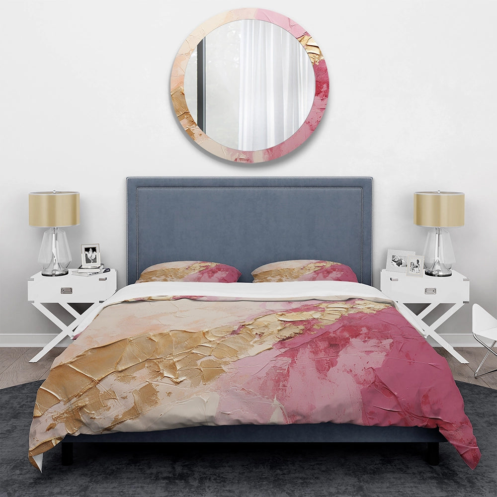 Pink Gold Minimalism Poteries I - Duvet Cover Set