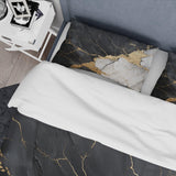 Black Gold Adorned Poteries III - Duvet Cover Set