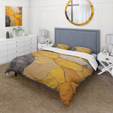 Minimalism Yellow Botanical Ceramics - Duvet Cover Set