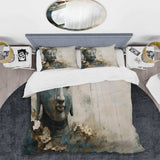 Religious Buddhism Statue - Duvet Cover Set