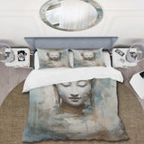 Religious Buddhism Statue III - Duvet Cover Set