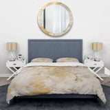 Fizzs Beige And Gold Fantasy - Duvet Cover Set