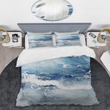 Soft Color Minimal Beach Wave - Duvet Cover Set
