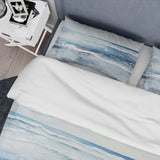 Soft Color Minimal Beach Wave - Duvet Cover Set