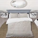 Modern Beach Beige Sand Charm I - Duvet Cover Set