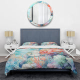 Underwater Coral Symphony Ii I - Duvet Cover Set