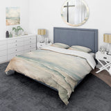 Soft Color Beach Horizon IV - Duvet Cover Set