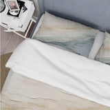 Minimalism Beige And Grey Wave Horizon I - Duvet Cover Set