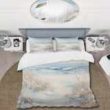 Coastal Ocean Charm In Winter - Duvet Cover Set