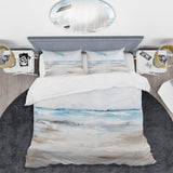 Coastal Beach Minimal Scenery I - Duvet Cover Set