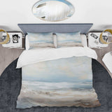 Coastal Beach Minimal Scenery III - Duvet Cover Set